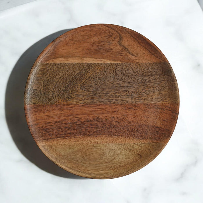 20CM WOODEN SERVING PLATE