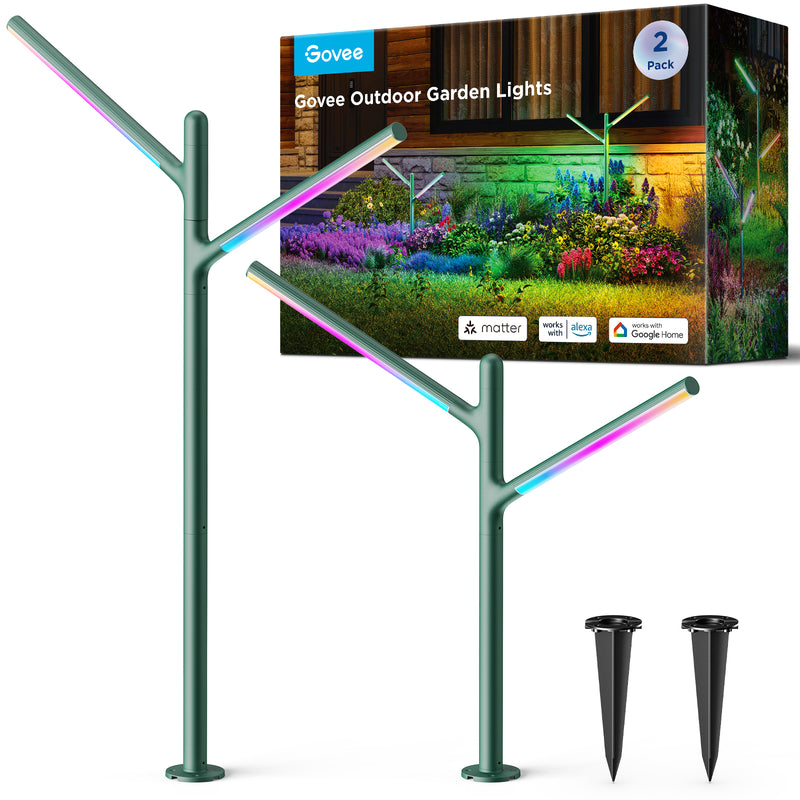 GOVEE RGBICWW GARDEN LIGHTS (2 PACK)