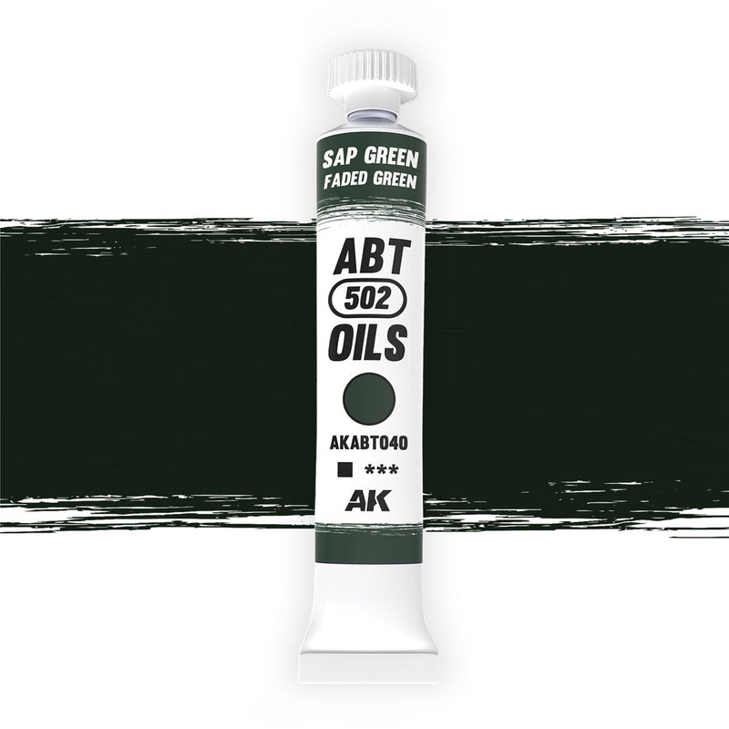 Abteilung 502 Oil Paint - Sap Green / Faded Green