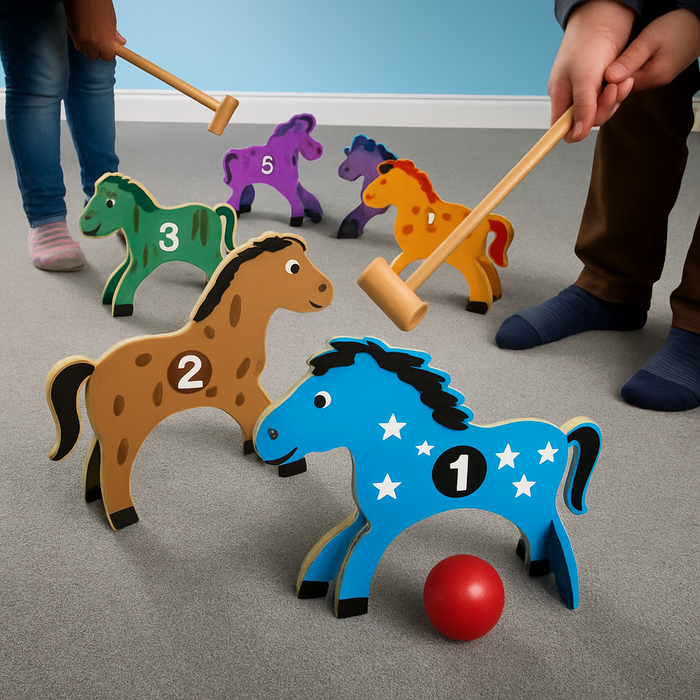All Wood Pony Croquet