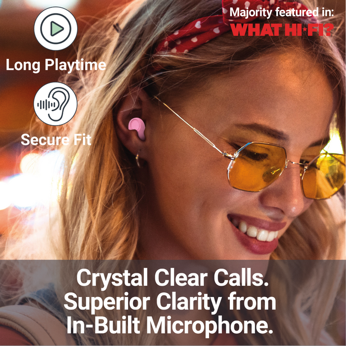 MAJORITY TRU BIO EARBUDS PINK