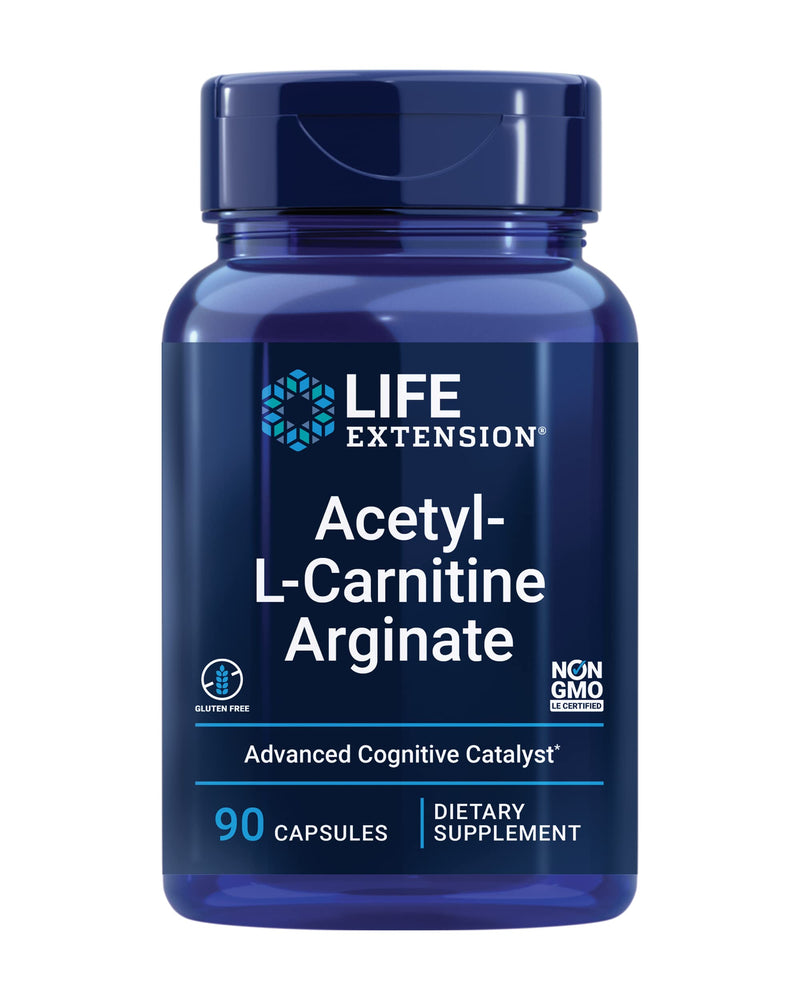 Life Extension Acetyl-L-Carnitine Arginate – Brain & Nerve Health, 90 Capsules
