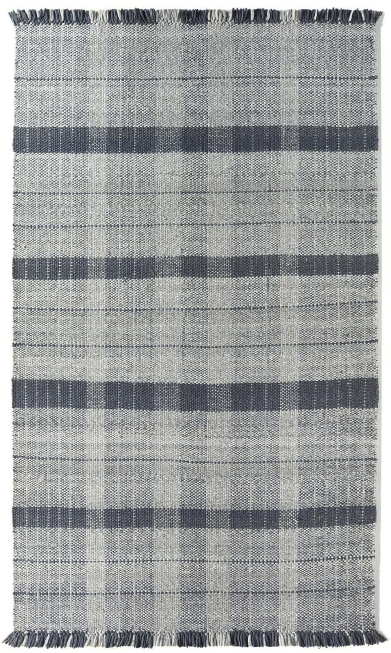 Highland Navy Checkered Rug