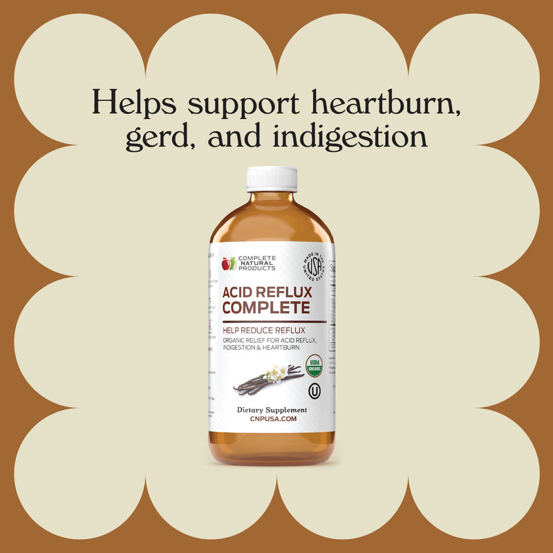 Acid Reflux Complete 8oz – Organic Liquid Heartburn Relief | Complete Natural Products