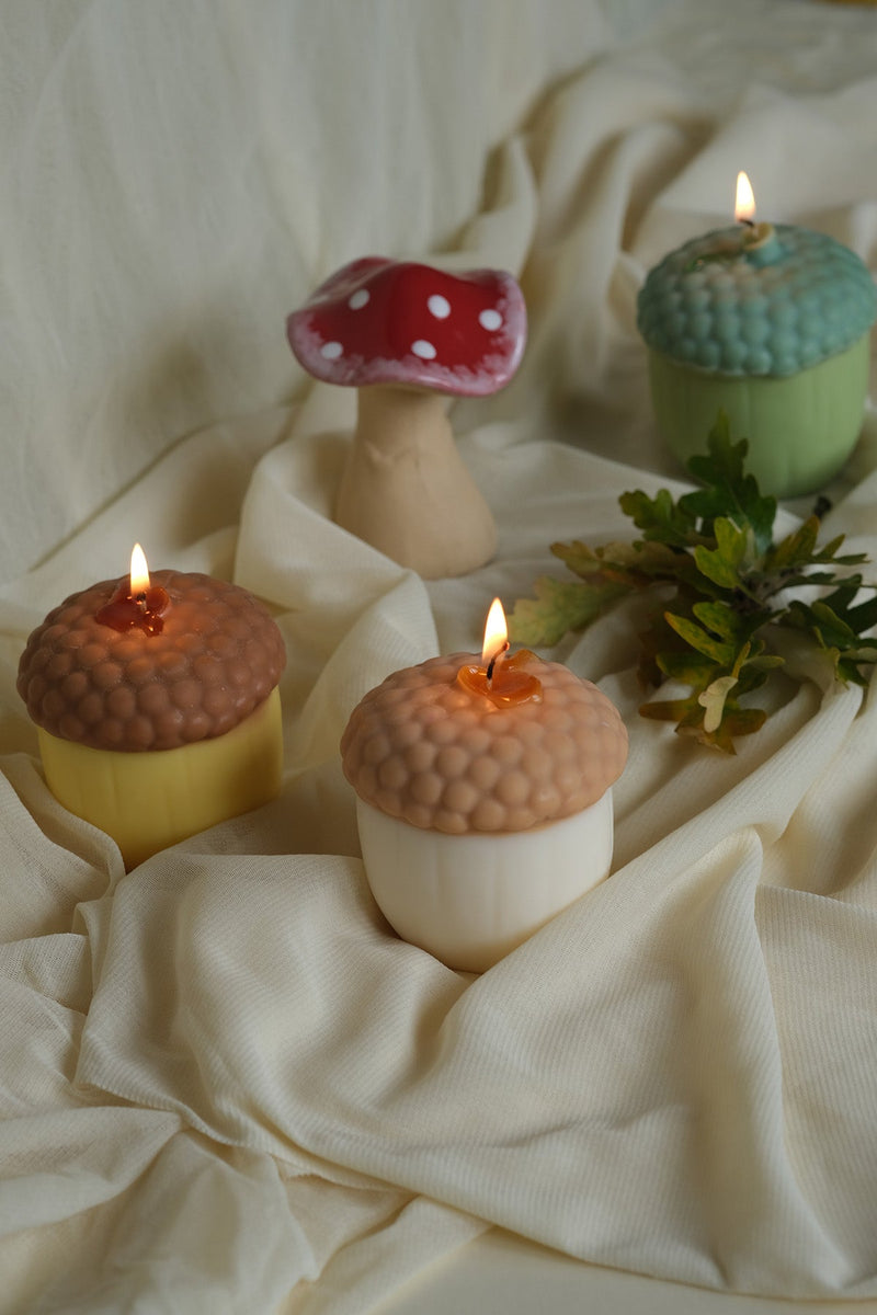 Acorn Shaped Soy Wax Candle