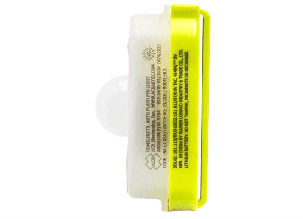 ACR HemiLight 3 Lifejacket Light SOLAS MED USCG Water Activated LED Strobe