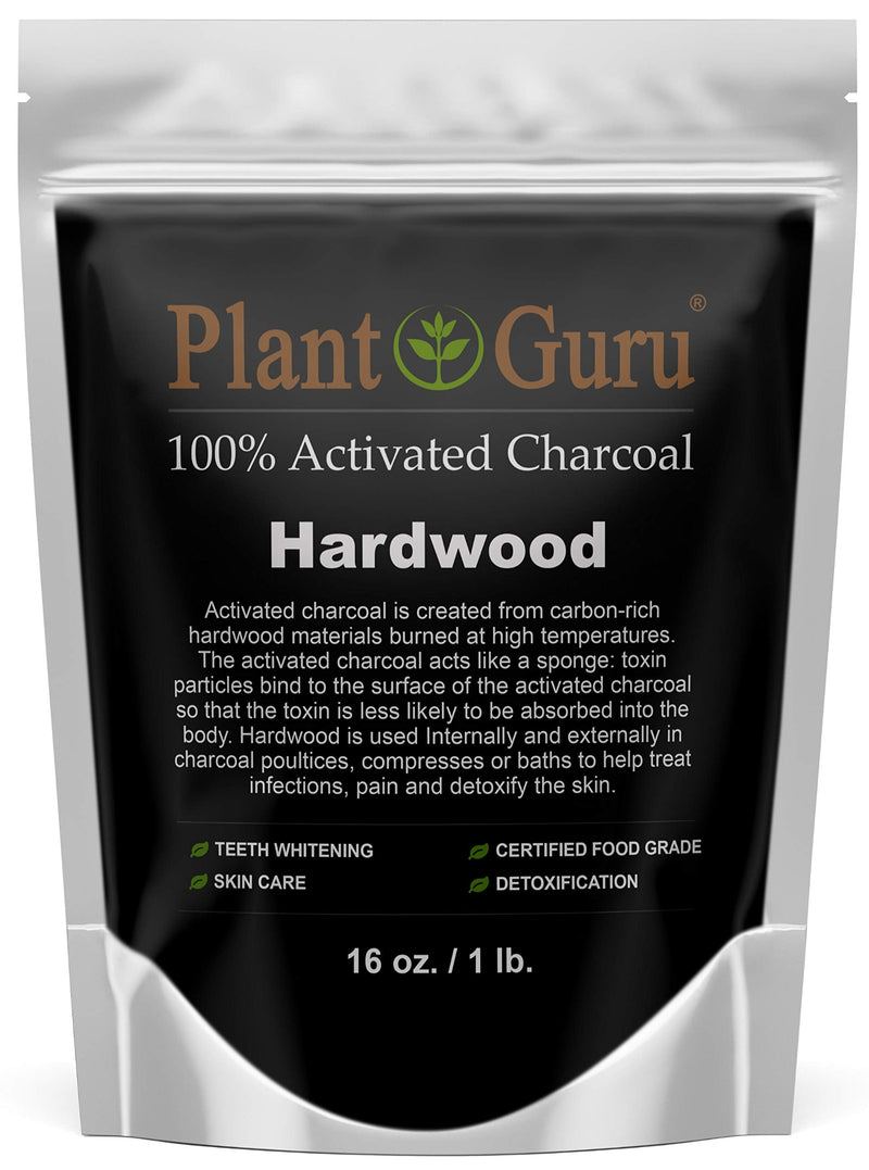 Activated Charcoal Powder 1 lb – Hardwood, Food Grade, Kosher, Non-GMO | Teeth Whitening & Skincare