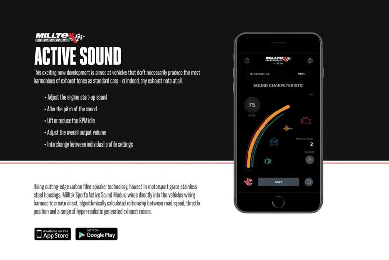 Milltek Sport - Active sound control system - VW Amarok