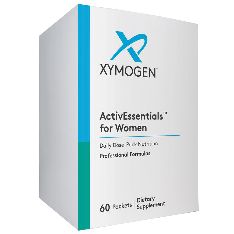 XYMOGEN ActivEssentials for Women - Daily Dose Pack (60 Packets): Multivitamin, Omega-3, Calcium, Antioxidant Support