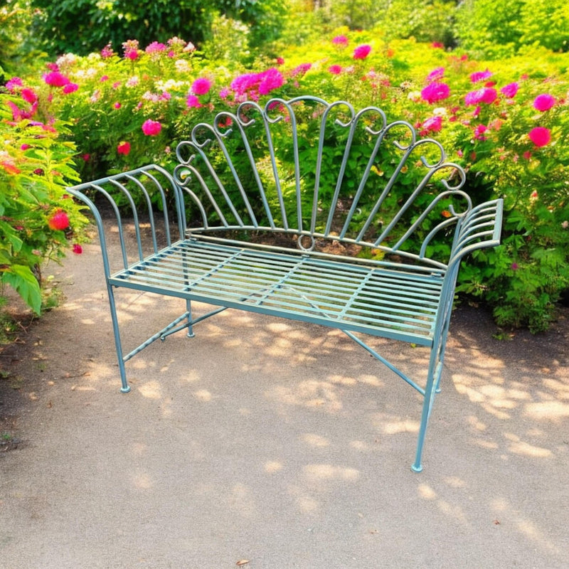 Garden Bench - Metal - L46 x W98 x H127 cm