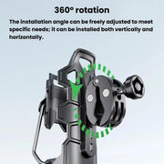 Adaptive Anti-Slip Water Bottle Holder For Motorcycles & Bicycles 360-Degree Rotating Anti-Theft Cup Holder, Kewig SHJ-6 - InStock
