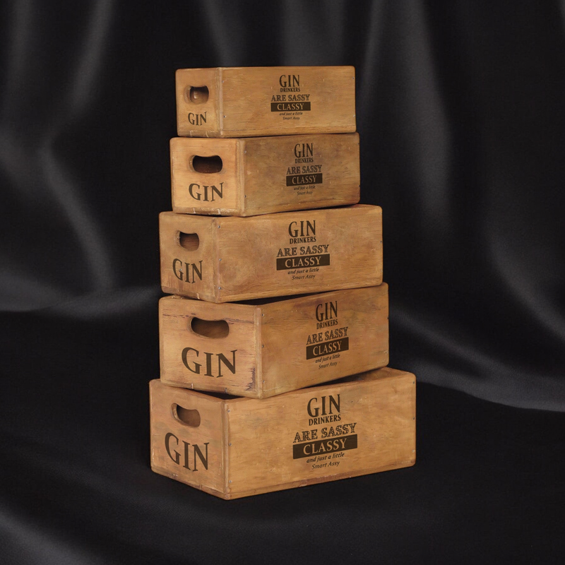 SET 5 WAXED BOXES