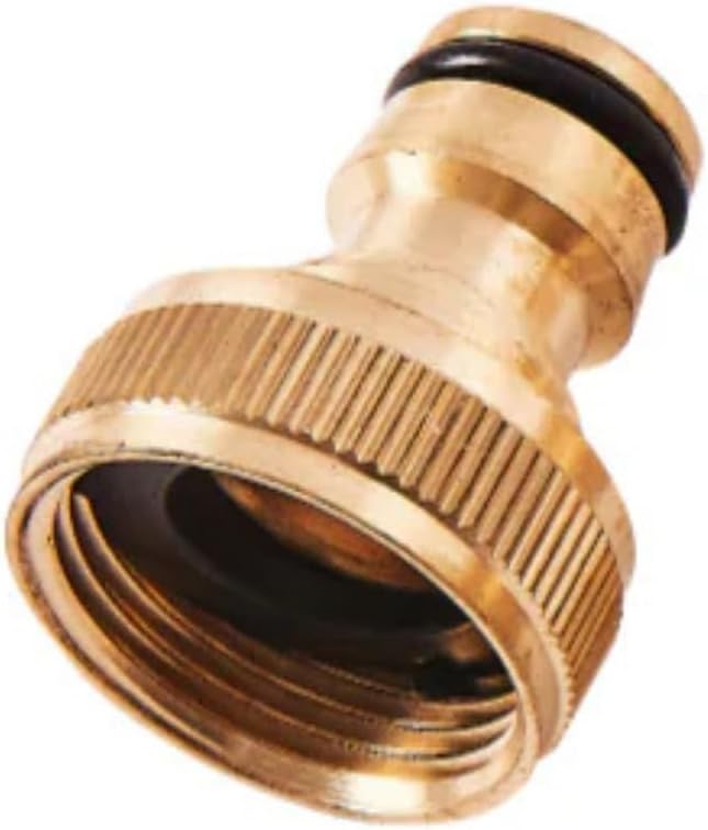 4 Piece Brass Hose Fitting Set with Spray Nozzle & Tap Adaptor