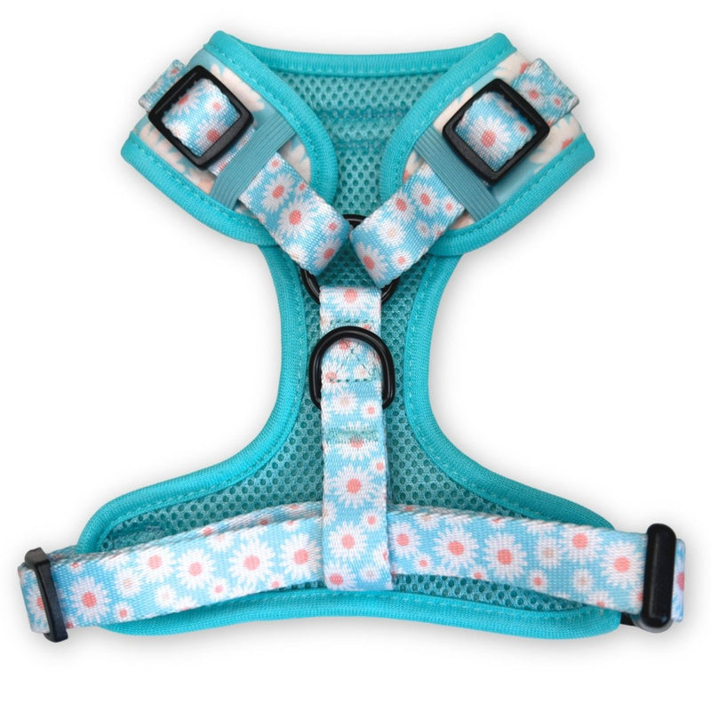 PupClub Dog Adjustable Harness - Pastel Daisy