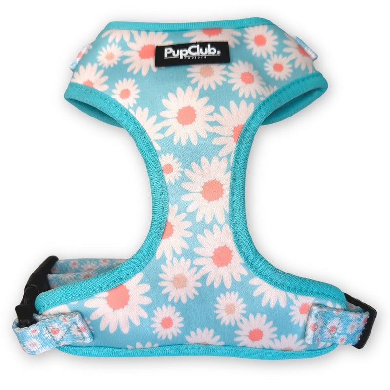 PupClub Dog Adjustable Harness - Pastel Daisy