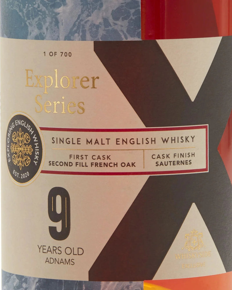Adnams 9 Year Old Single Malt, Sauternes Cask, 70cl
