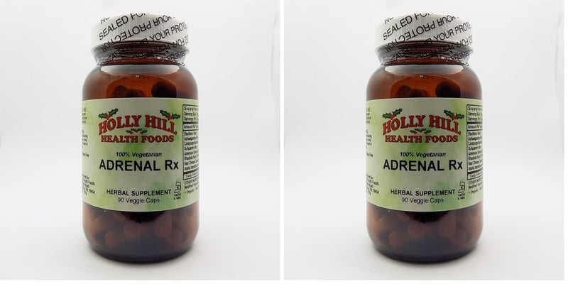Holly Hill Health Foods – 100% Vegetarian Adrenal Rx (2-Pack) – 90 Vegetarian Capsules