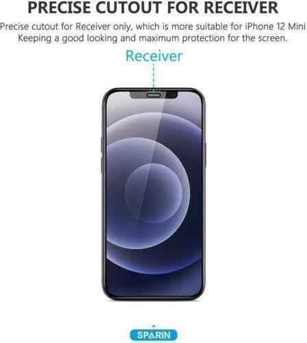 Screen Protector for iPhone 12 Mini 5.4 Inch Ultra Clear Scratch Resistant 2 Pk