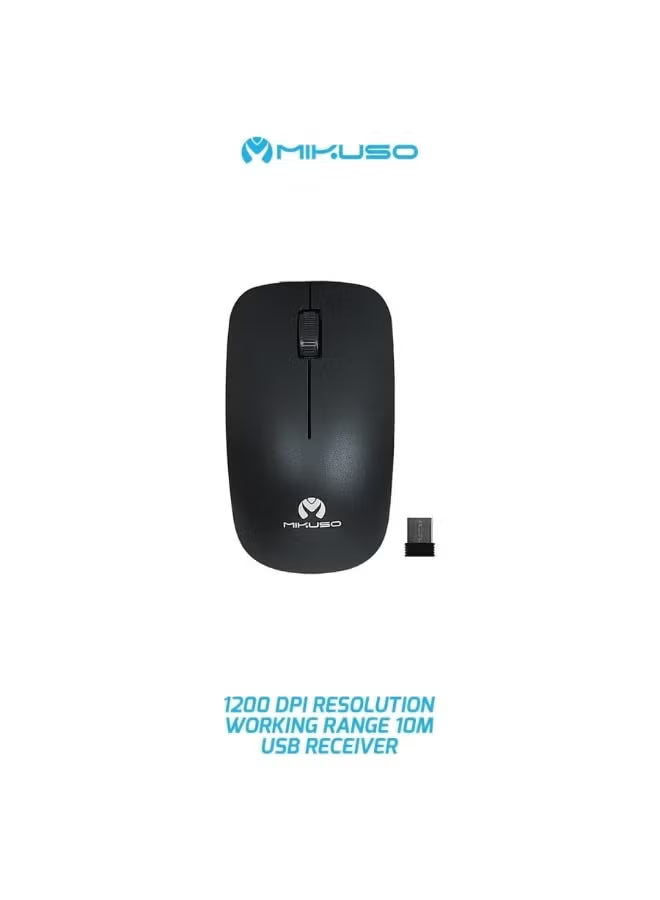 Mikuso KB-C019 Keyboard & Mouse Wireless Combo