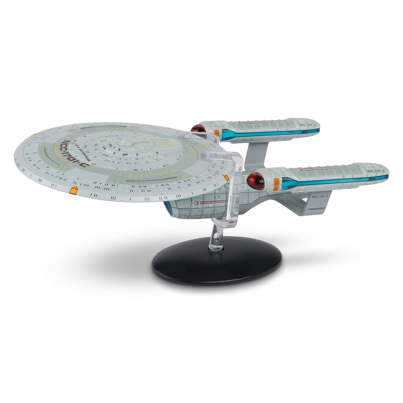 #10 U.S.S. Enterprise NCC-1701-C XL EDITION Model Die Cast Ship (Eaglemoss / Star Trek)