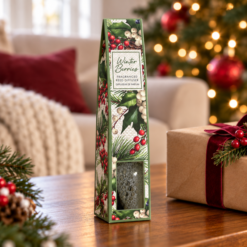 Set of 2 Winter Spice Reed Diffusers Gift Set