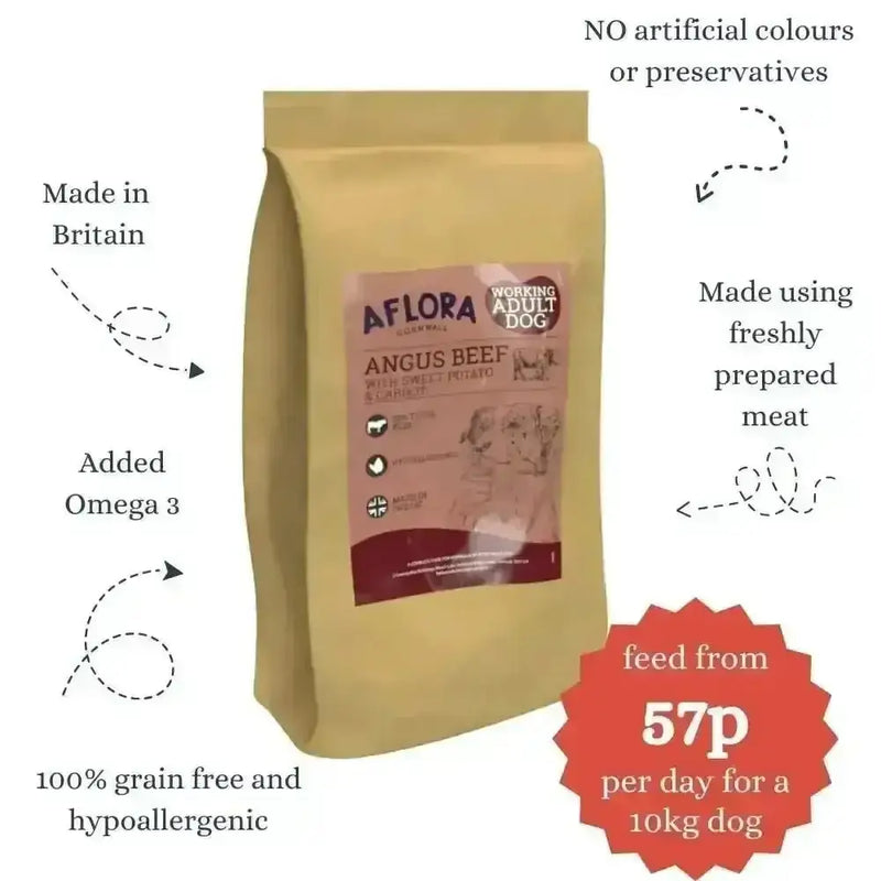Aflora Angus Beef Grain Free Dog Food