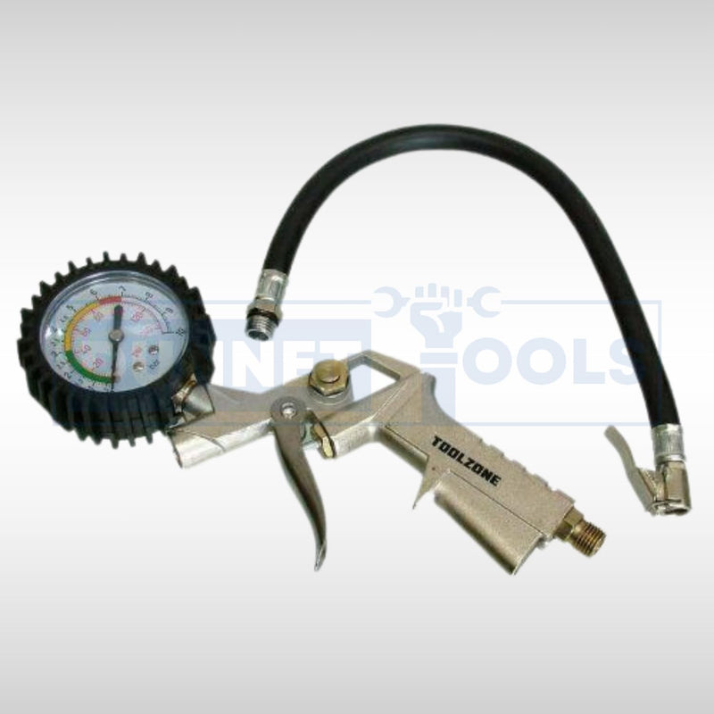 Tyre Inflator Pressure Gauge Heavy Duty Air Compressor