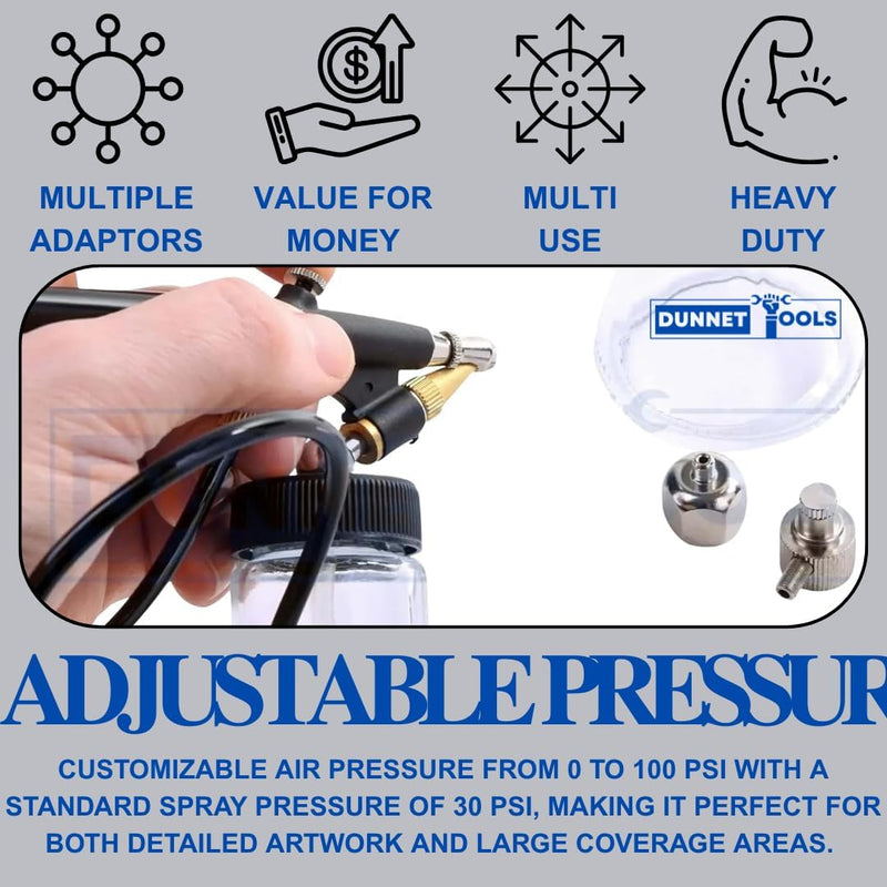 Air Brush Kit Dual Action Airbrush Set with Hose