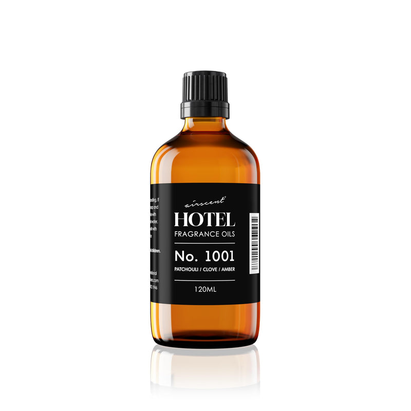AirScent Hotel Diffuser Oil No. 1001 – Patchouli Clove Amber | Premium Fragrance Oil 120 mL
