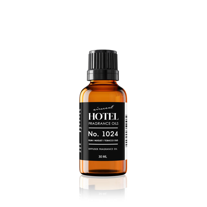 AirScent Hotel Diffuser Oil No. 1024 – Plum, Muguet & Tobacco Oud (30 ml) | Premium Fragrance Oil