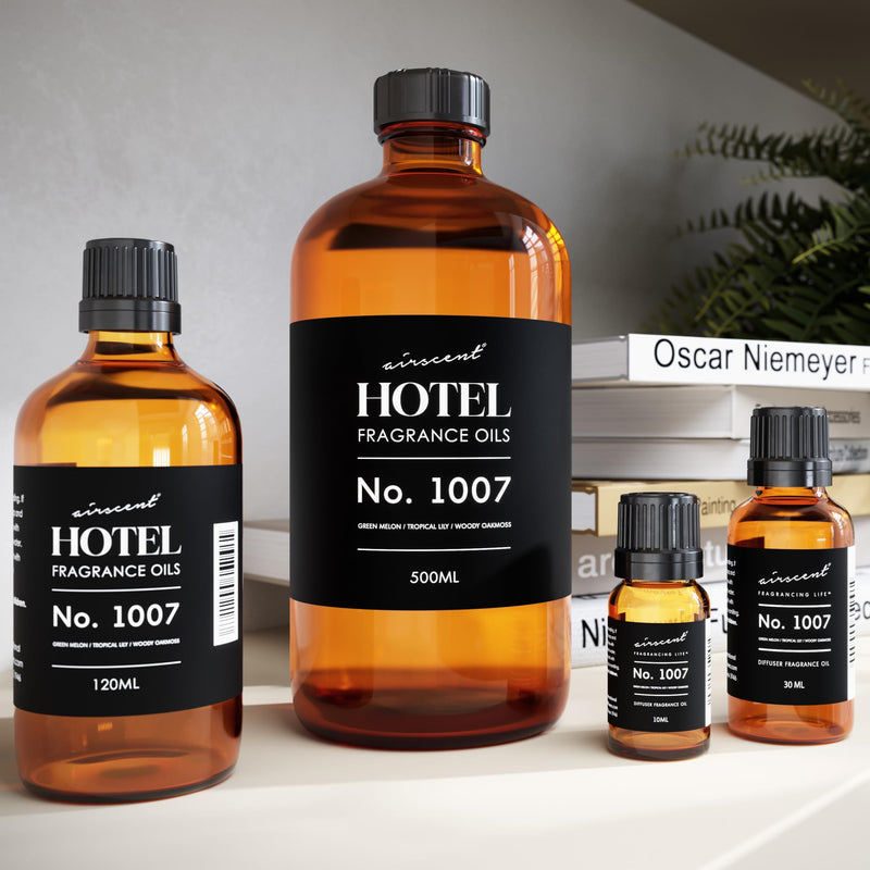 AirScent No. 1007 Green Melon & Oakmoss Diffuser Oil - Premium Hotel Scent Dupe, 120 mL