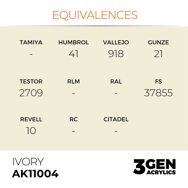 AK Interactive 3G - Ivory 17ml (AK11004)