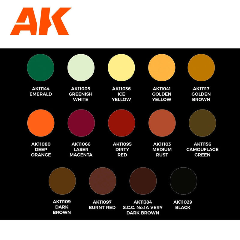 AK Interactive 3G Signature Paint Set - Sergio Vilches AK11777