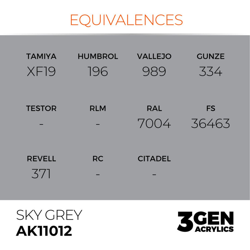 AK Interactive 3G - Sky Grey 17ml (AK11012)