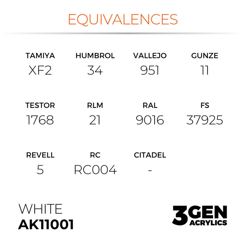 AK Interactive 3G - White 17ml (AK11001)