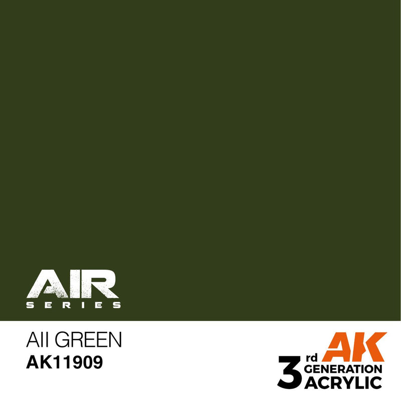 AK Interactive 3rd Gen Acrylic - AII Green AK11909