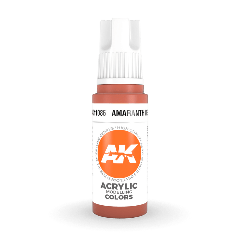 AK Interactive 3rd Gen Acrylic - Amaranth Red 17ml AK11086