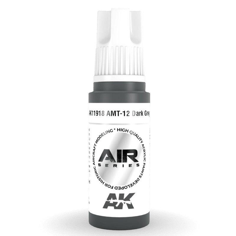 AK Interactive 3rd Gen Acrylic AMT-12 Dark Grey AK11918