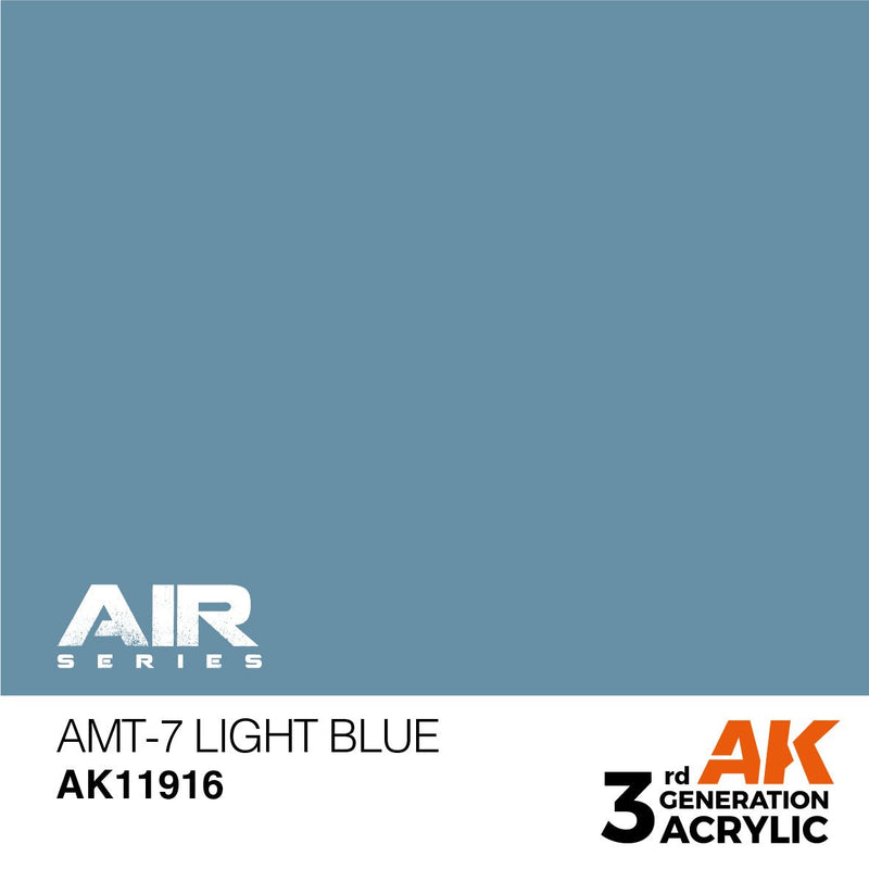 AK Interactive 3rd Gen Acrylic AMT-7 Light Blue AK11916