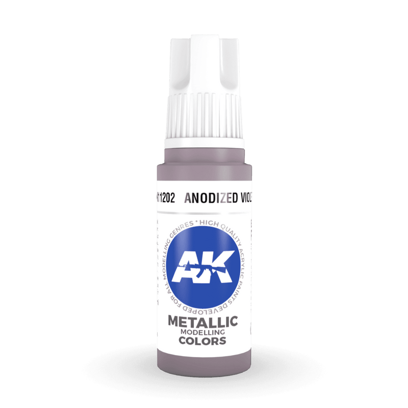 AK Interactive 3rd Gen Acrylic - Anodized Violet 17ml AK11202