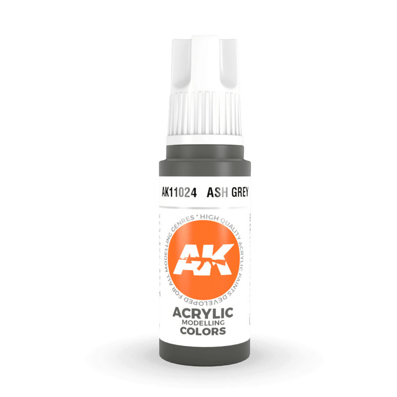 AK Interactive 3rd Gen Acrylic - Ash Grey 17ml AK11024