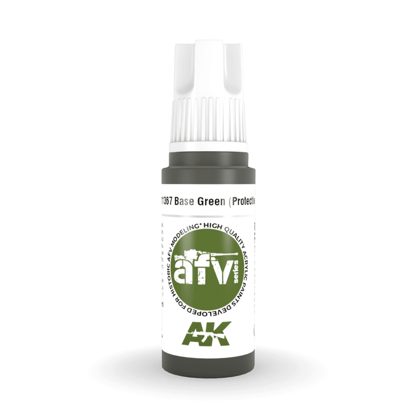 AK Interactive 3rd Gen Acrylic - Base Green (Protective) 17ml AK11367