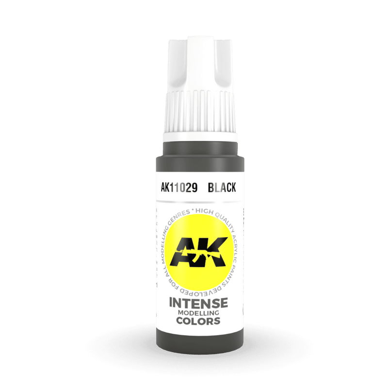 AK Interactive 3rd Gen Acrylic - Black 17ml AK11029