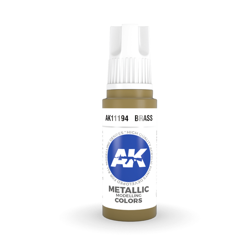 AK Interactive 3rd Gen Acrylic - Brass 17ml AK11194