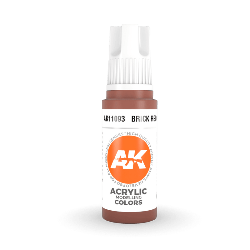 AK Interactive 3rd Gen Acrylic - Brick Red 17ml AK11093