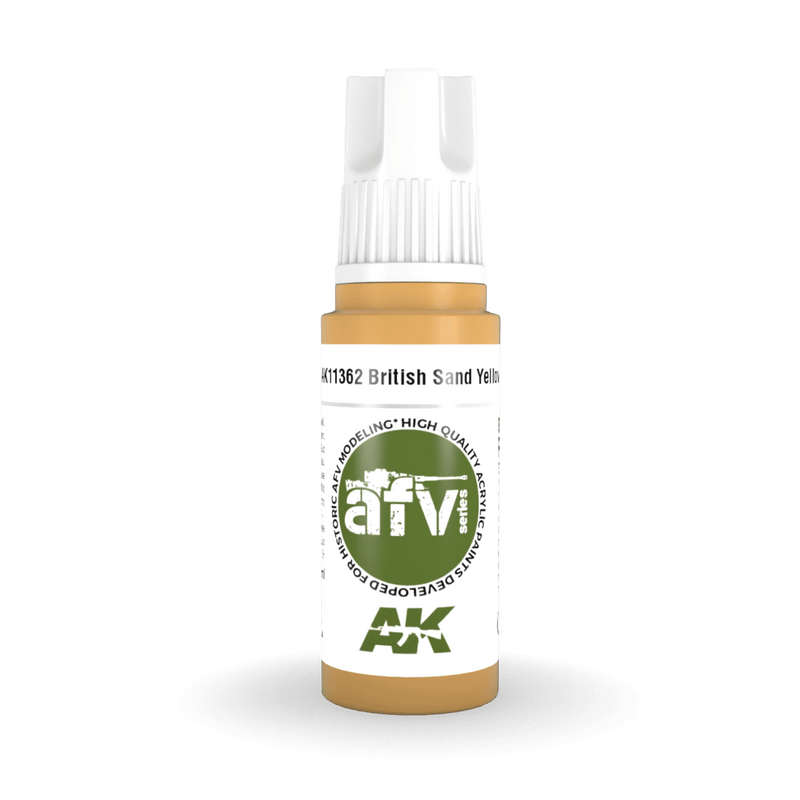 AK Interactive 3rd Gen Acrylic - British Sand Yellow 17ml AK11362