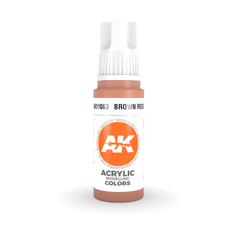 AK Interactive 3rd Gen Acrylic - Brown Rose 17ml AK11063