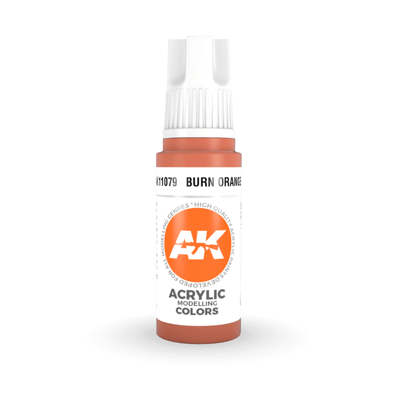 AK Interactive 3rd Gen Acrylic - Burn Orange 17ml AK11079