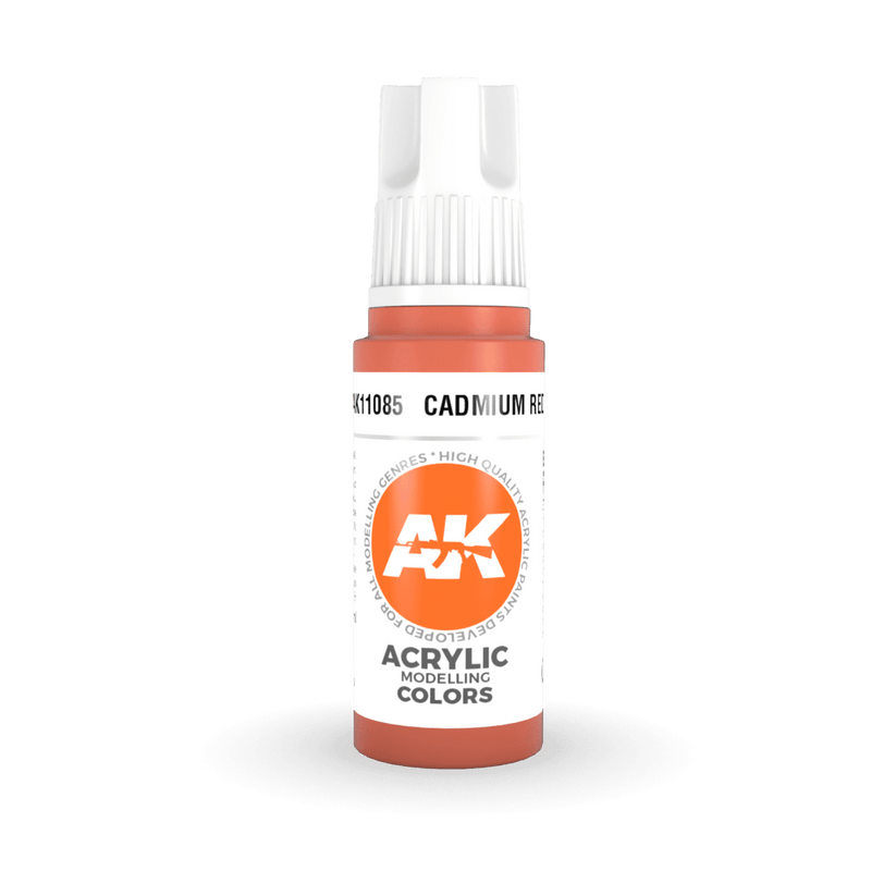 AK Interactive 3rd Gen Acrylic - Cadmium Red 17ml AK11085