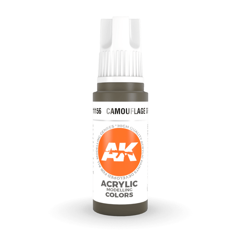 AK Interactive 3rd Gen Acrylic - Camouflage Green 17ml AK11156